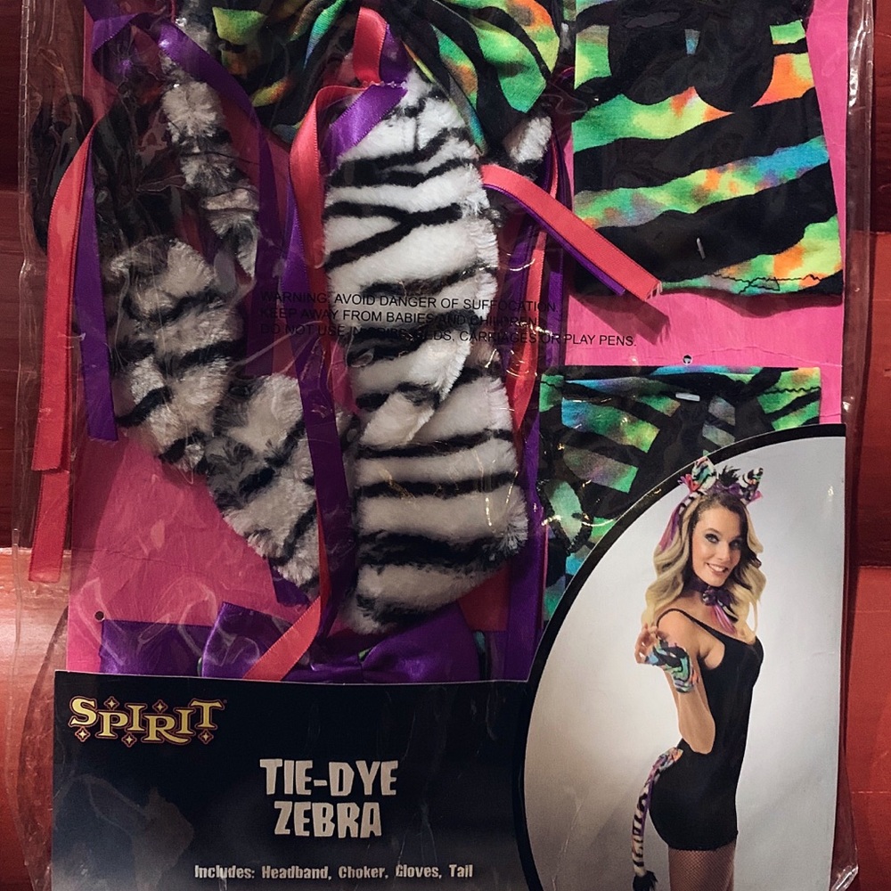 Zebra costume accessories